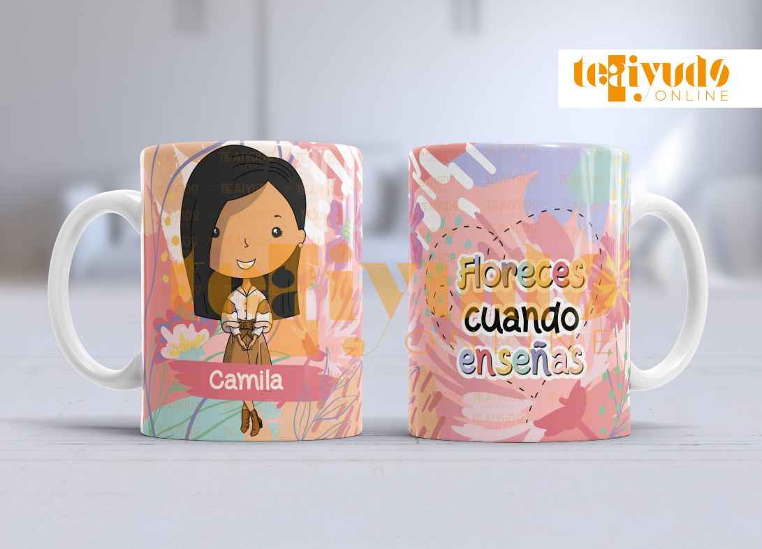 DIGITAL | Profesora 23 | Florecer | Portadas y Tazones