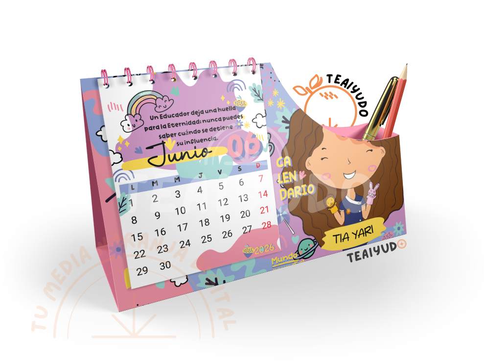 Tips para armar tu calendario escritorio