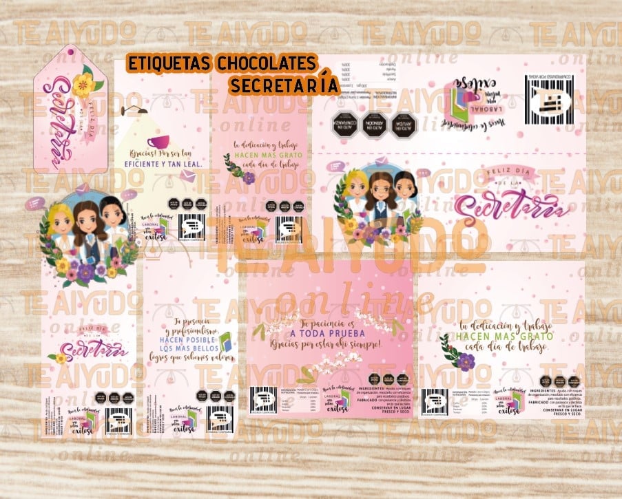DIGITAL | Secretaria | Etiquetas Chocolates