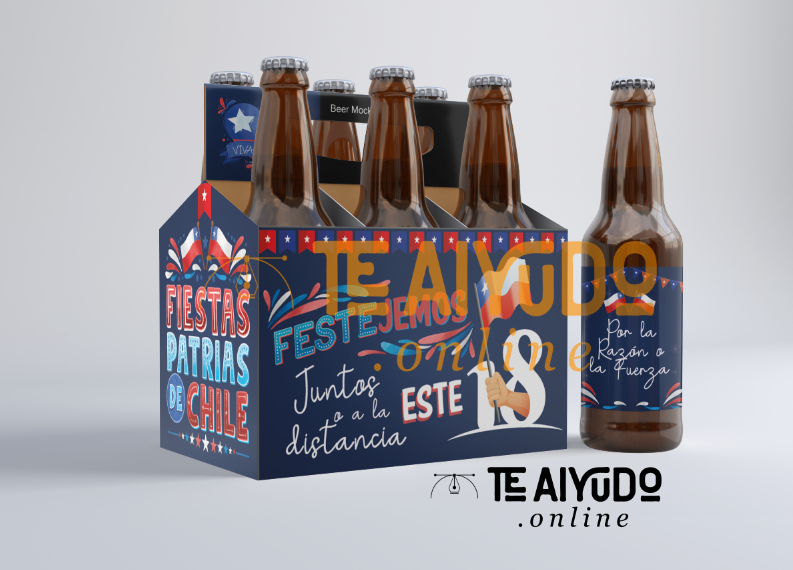 DIGITAL | Kit Cerveza Dieciochero Fiestas Patrias