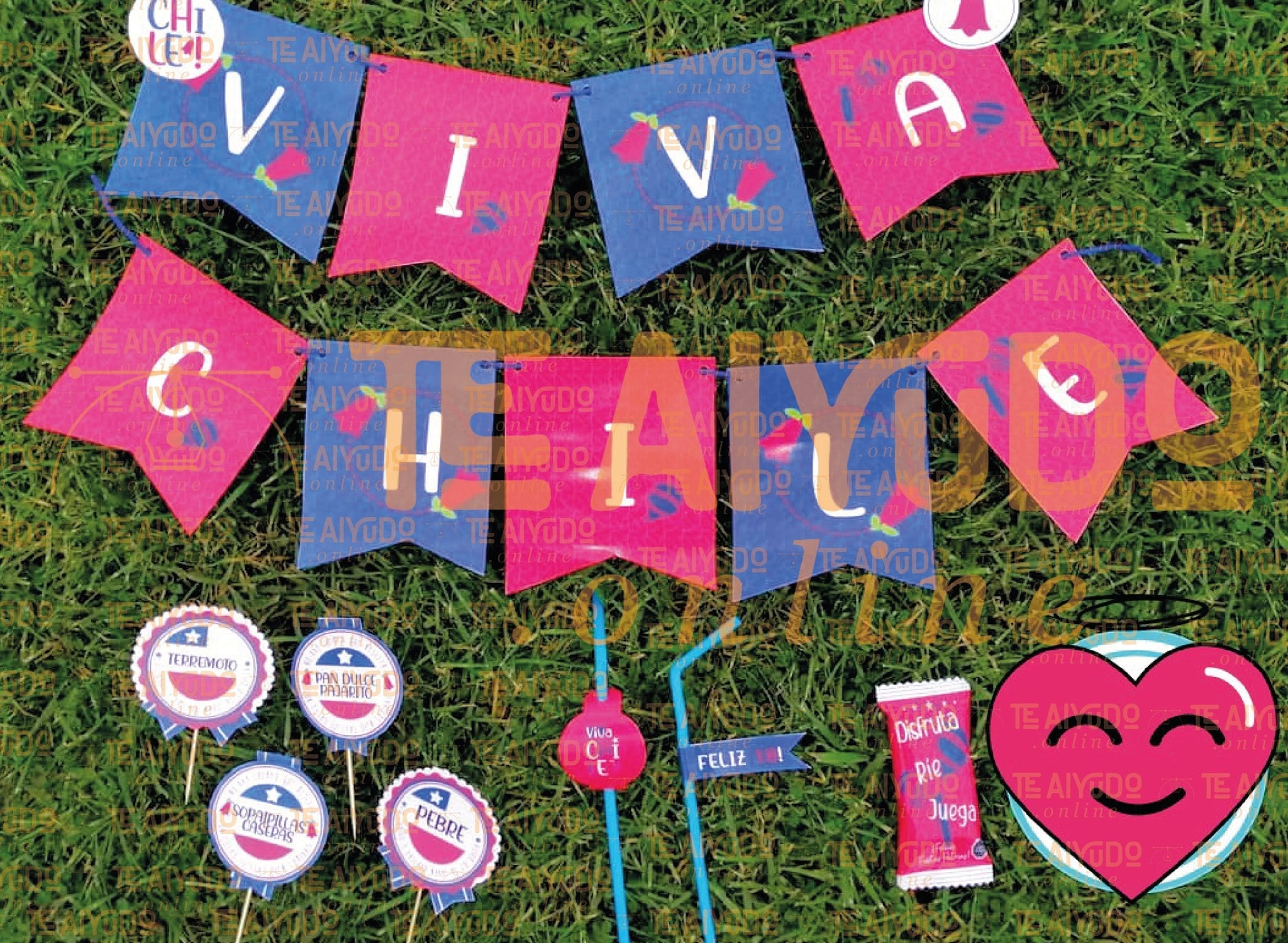 DIGITAL | Kit Dieciochero Fiestas Patrias Chile