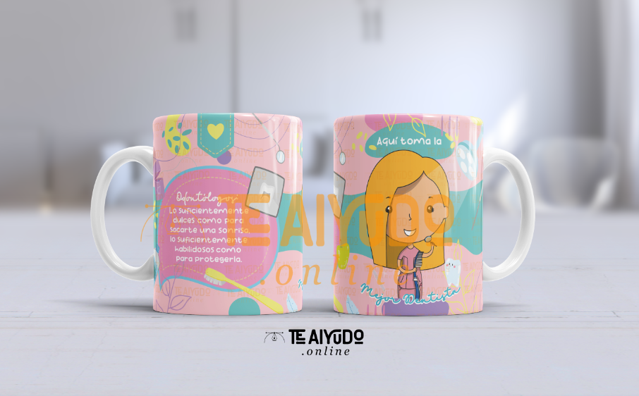 DIGITAL | Odontología 22 | Tazones Avatar Mujer
