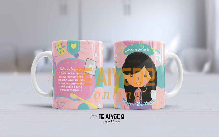 DIGITAL | Odontología 22 | Tazones Avatar Mujer