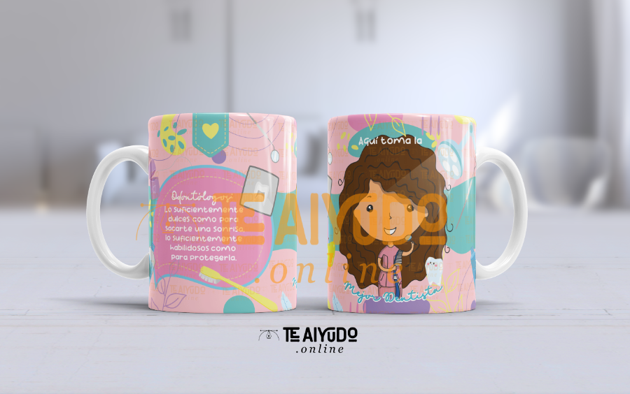 DIGITAL | Odontología 22 | Tazones Avatar Mujer