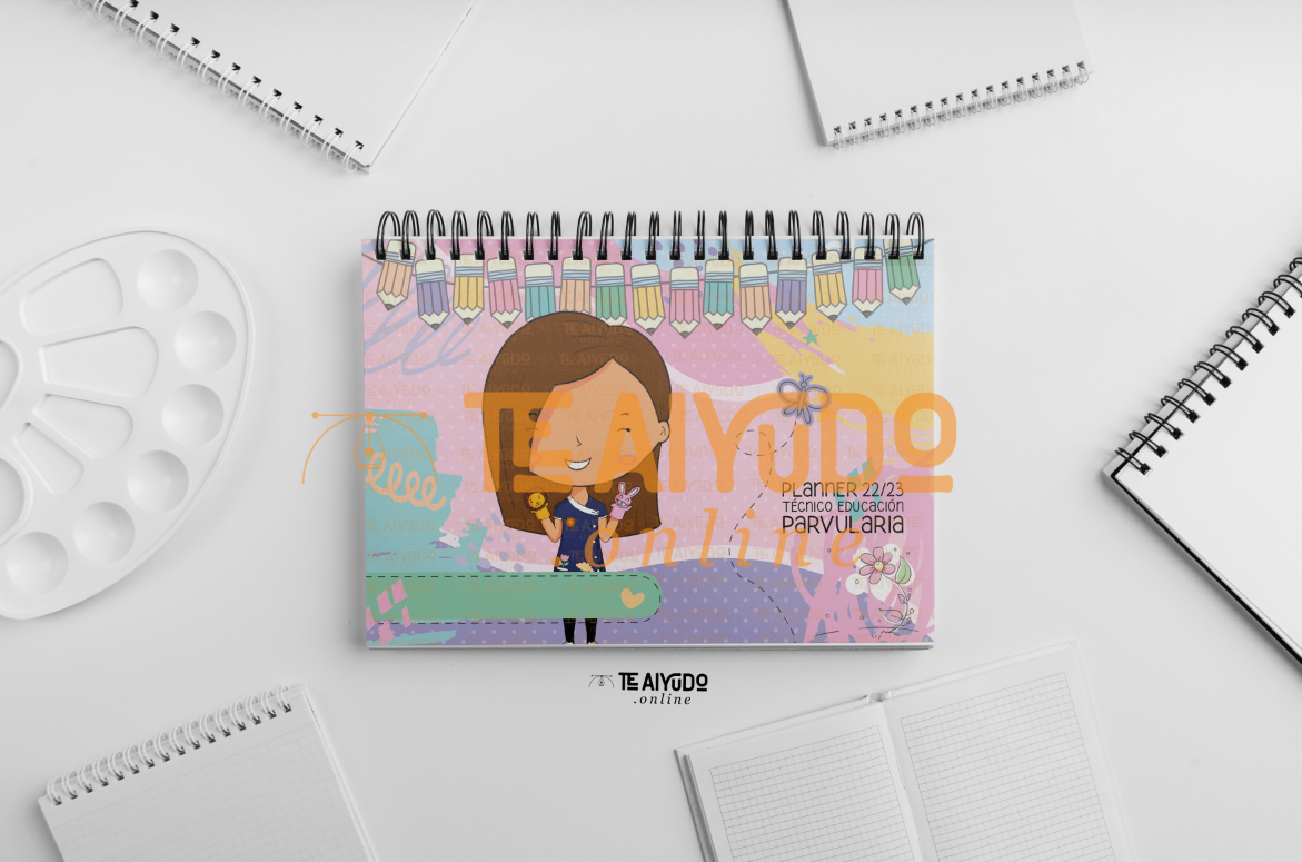 DIGITAL | Téc. Educ. Parvularia 22 | Abstracto | Planner Horizontal
