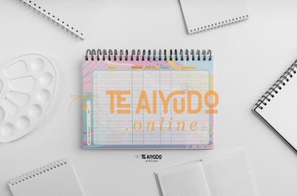 DIGITAL | Téc. Educ. Parvularia 22 | Abstracto | Planner Horizontal
