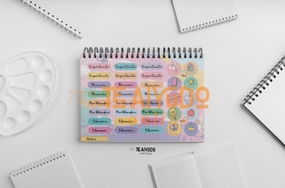 DIGITAL | Téc. Educ. Parvularia 22 | Abstracto | Planner Horizontal