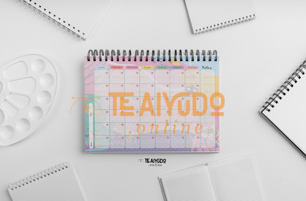DIGITAL | Téc. Educ. Parvularia 22 | Abstracto | Planner Horizontal