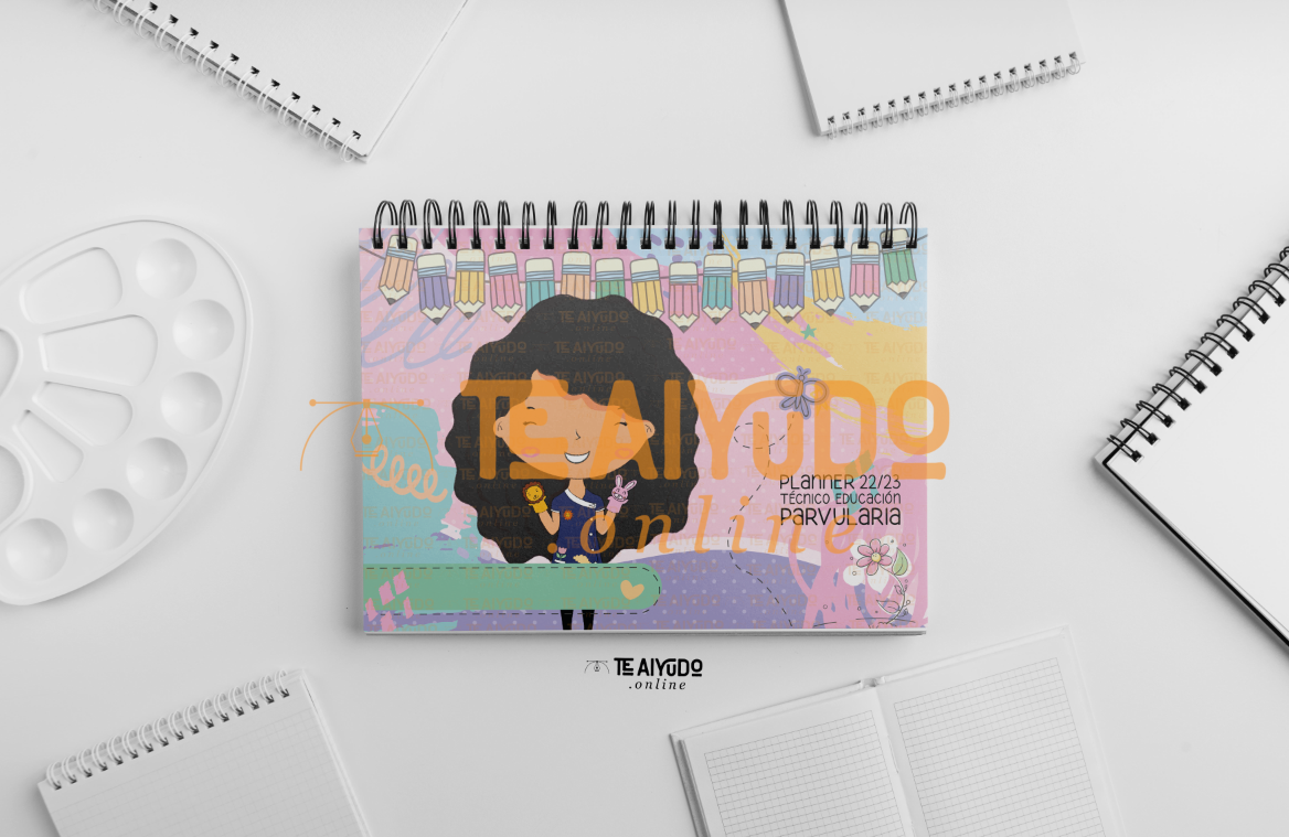 DIGITAL | Téc. Educ. Parvularia 22 | Abstracto | Planner Horizontal