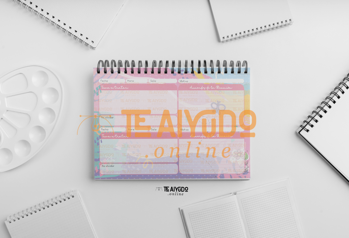DIGITAL | Téc. Educ. Parvularia 22 | Abstracto | Planner Horizontal