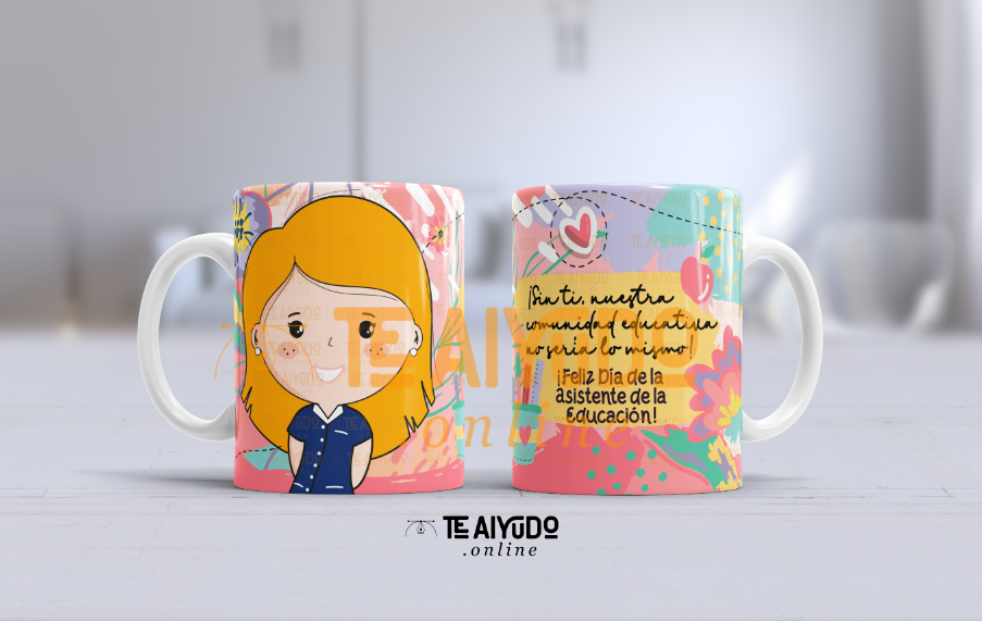 DIGITAL | Asistente Educación 22 | Planner Vertical Florecer