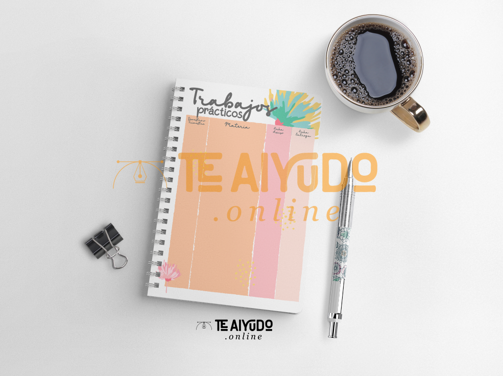 DIGITAL | Asistente Educación 22 | Planner Vertical Florecer