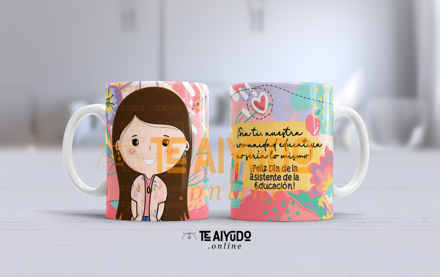 DIGITAL | Asistente Educación 22 | Planner Vertical Florecer