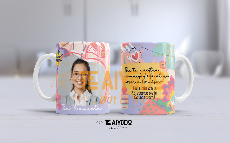DIGITAL | Asistente Educación 22 | Planner Vertical Florecer