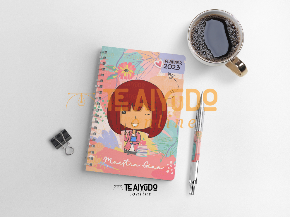 DIGITAL | Docente 22 | Florecer | Planner Vertical