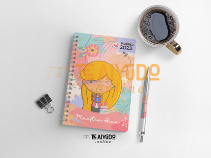 DIGITAL | Docente 22 | Florecer | Planner Vertical