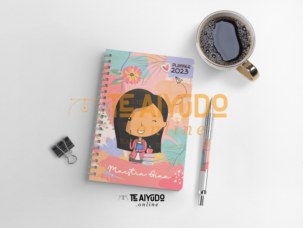 DIGITAL | Docente 22 | Florecer | Planner Vertical