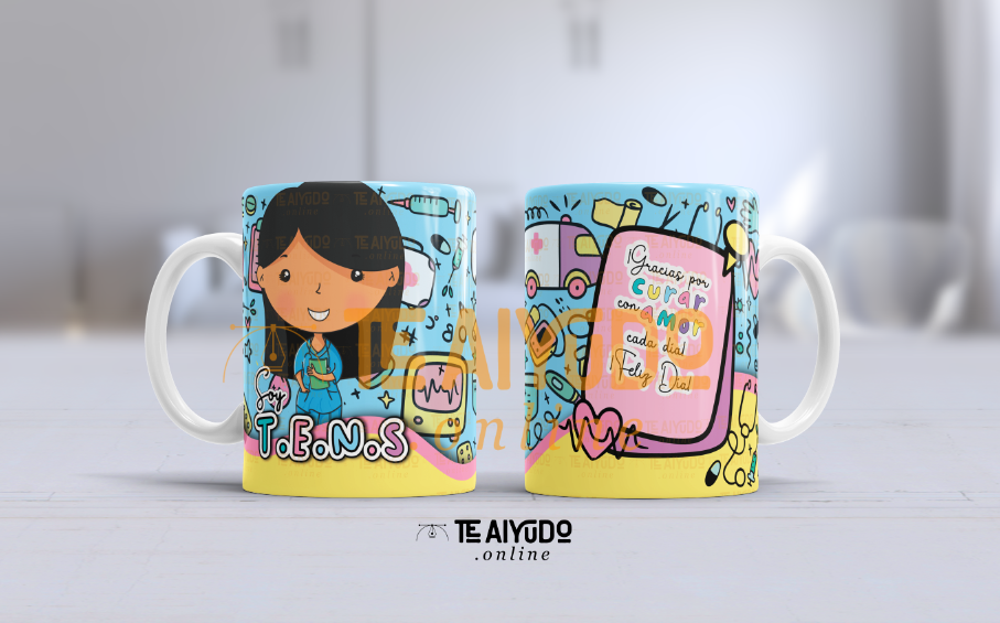 DIGITAL | TENS 22 | Tazones Profesionales Avatar Mujer 🩺