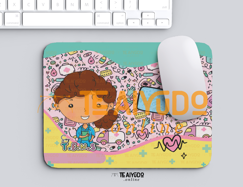 DIGITAL | TENS 22 | Estampa y porta chapitas Profesionales Avatar Mujer 🩺