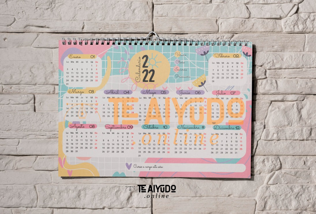 DIGITAL | Educ. Parvularia 21 | Colorkid | Calendarios horizontal y planificación mensual