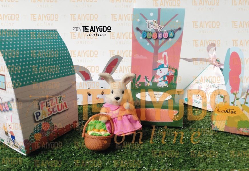 DIGITAL | Pascua 21 | Set Cajitas, Banderines y Etiquetas