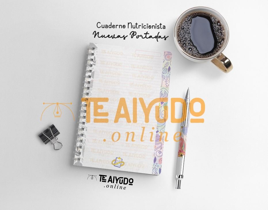 DIGITAL | Nutricionista 22 | Cuaderno Notas + Avatar Personalizable 🍏 | Actualizado 2025-2026