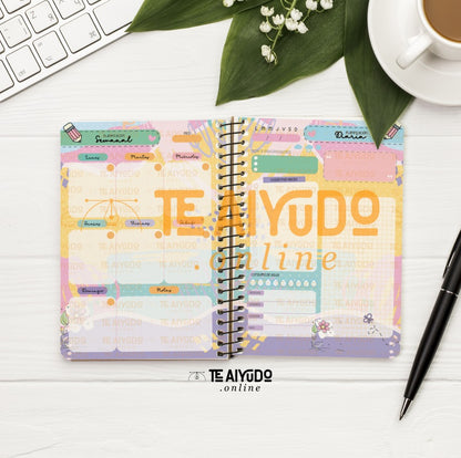 DIGITAL | Téc. Educ. Parvularia 22 | Abstracto | Planner Vertical