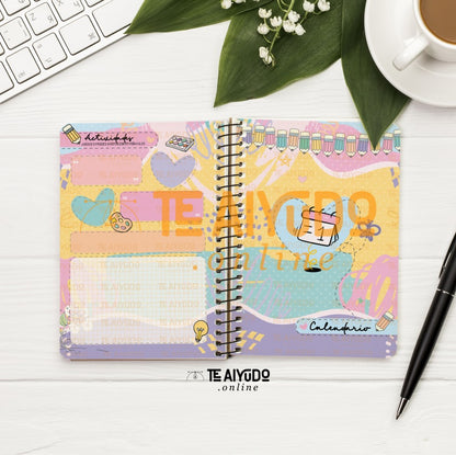 DIGITAL | Téc. Educ. Parvularia 22 | Abstracto | Planner Vertical