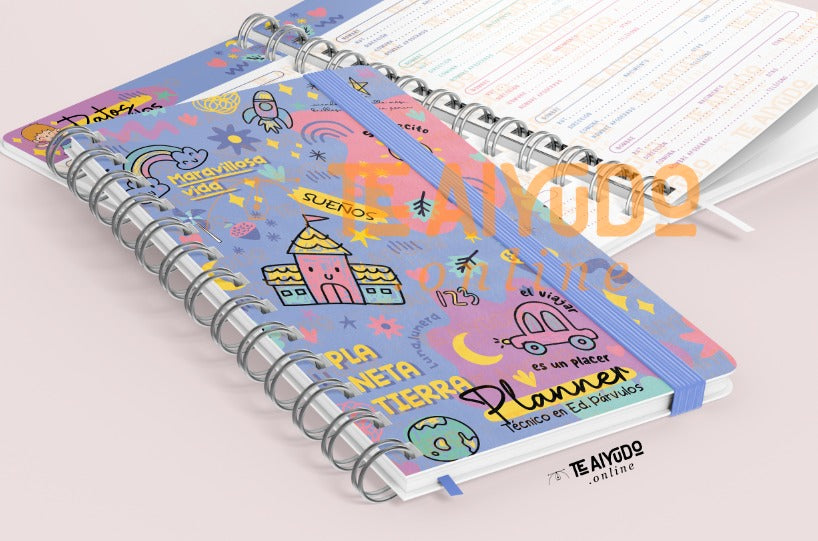 DIGITAL | Téc. Educ. Parvularia 23 | Cosmic | Planner Vertical A5