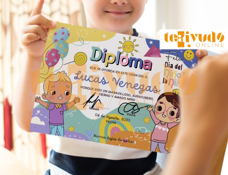 DIGITAL | Niños 23 | Cuadros, Diplomas