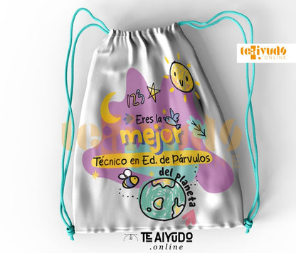 DIGITAL | Téc. Educ. Parvularia 23 | Cosmic | Planner Vertical A5