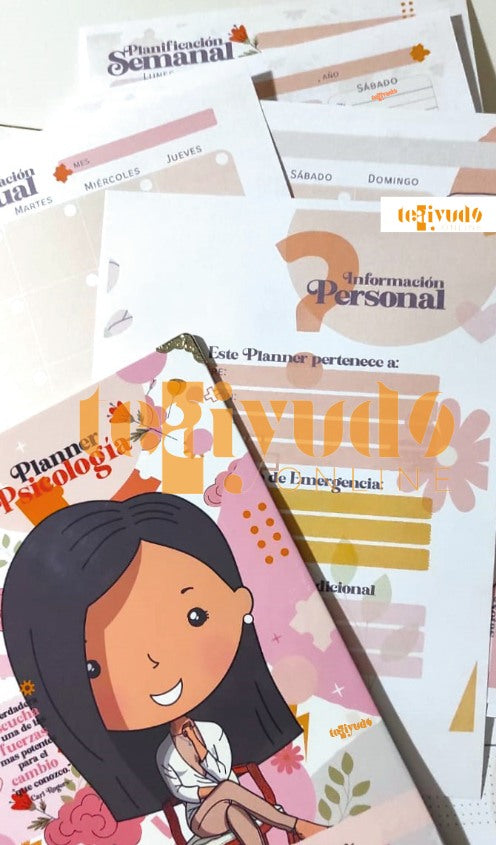 DIGITAL | Psicología 23 | modelo 1 | Planner vertical A5