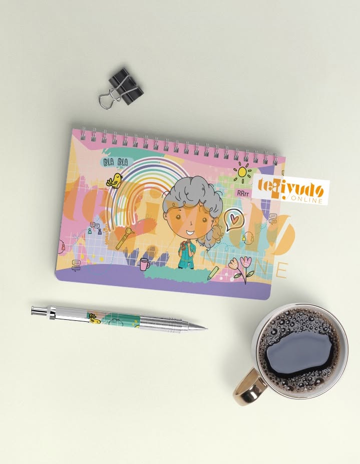 DIGITAL | Fonoaudiología 23 | Pajarito bla bla | Portadas Planner Horizontal/Vertical