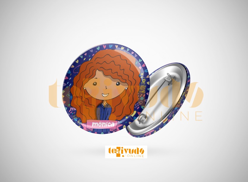 DIGITAL | Asistente 24 | Cute Blue | Chapitas, delantal Azul