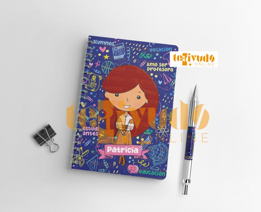 DIGITAL | Profesora 24 | Cute Blue | Portadas