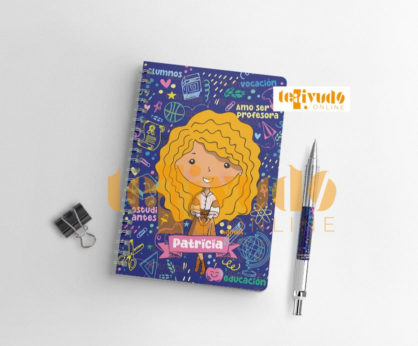 DIGITAL | Profesora 24 | Cute Blue | Portadas