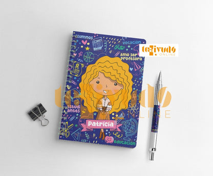 DIGITAL | Profesora 24 | Cute Blue | Portadas