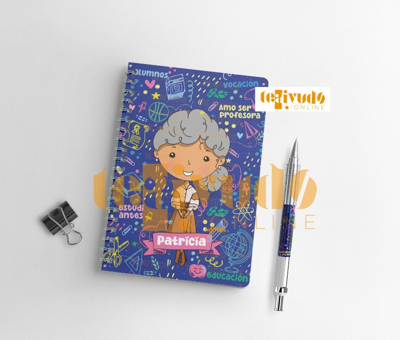DIGITAL | Profesora 24 | Cute Blue | Portadas