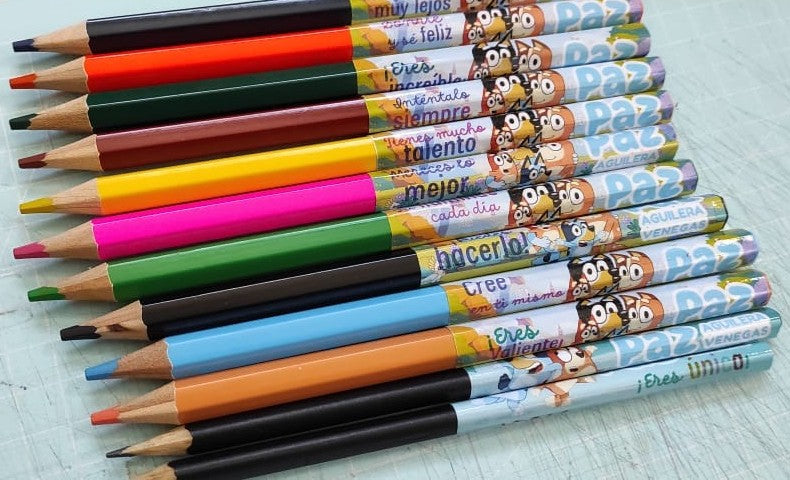 Etiquetas envoltura de lapices jumbo