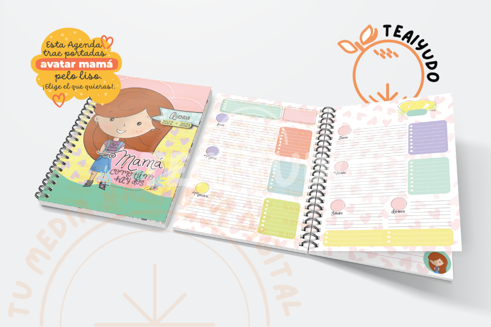 DIGITAL | Mamá 22 | Kit Planner "Mamá, como tú no hay dos"