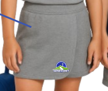 Falda short estampada