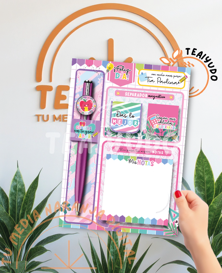 DIGITAL | Profesora 25 | Scolaria | Souvenir Escritorio A5