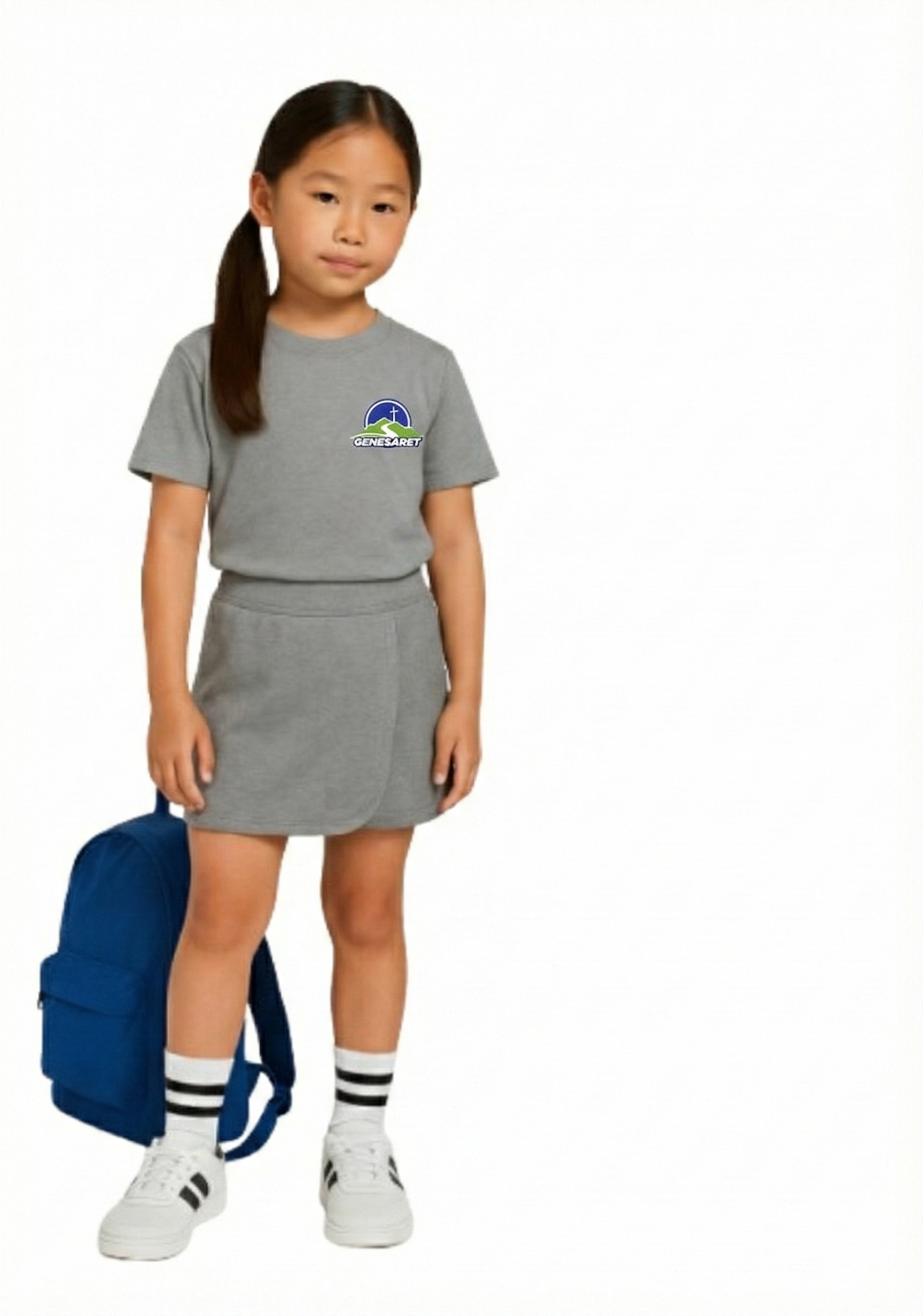 Falda short estampada