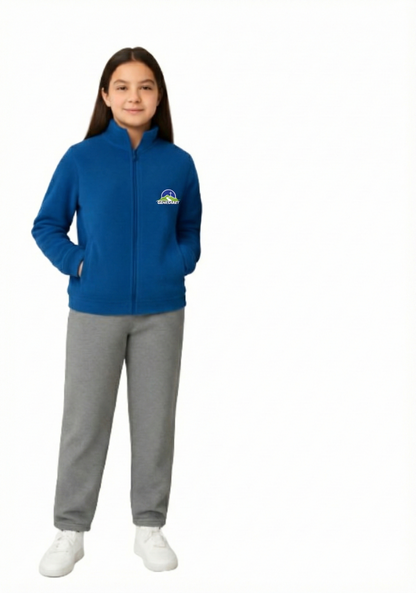 Chaqueta Micropolar estampada Mujer