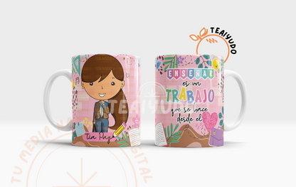 DIGITAL | Profesora 25 | Scolaria | Kit Tazones