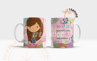 DIGITAL | Profesora 25 | Scolaria | Kit Tazones