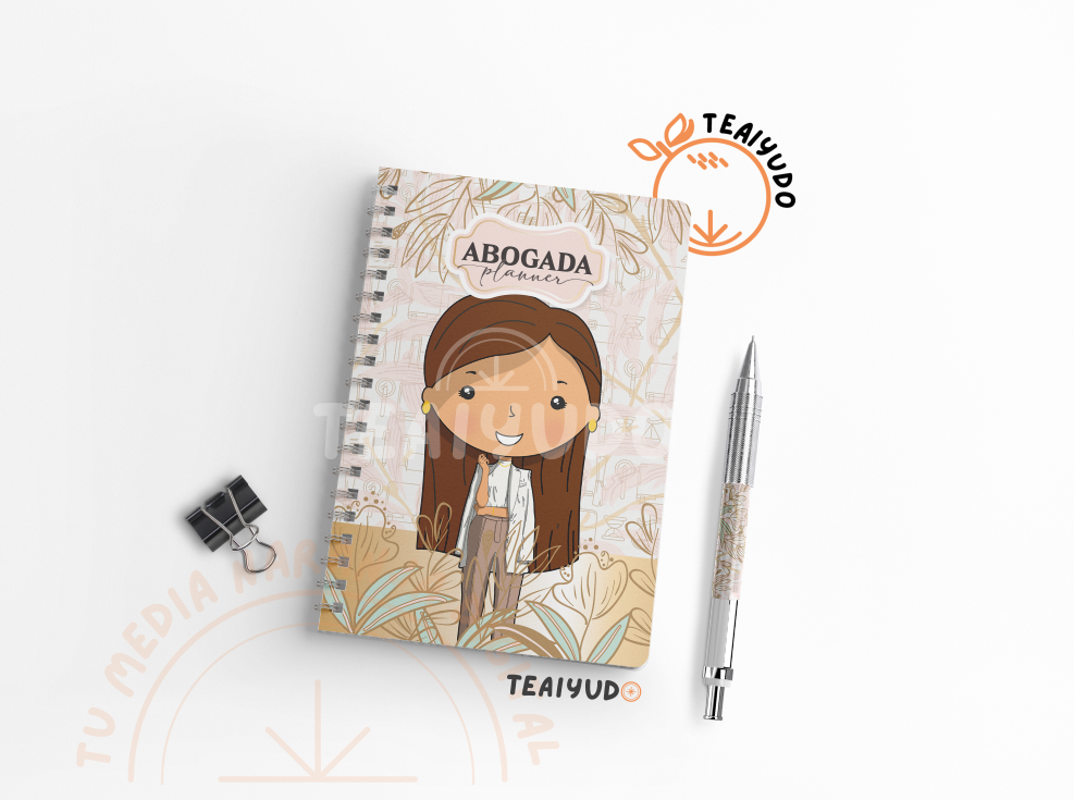 DIGITAL | Abogadas 2025 | Avatares Elegantes | Portada para Planner