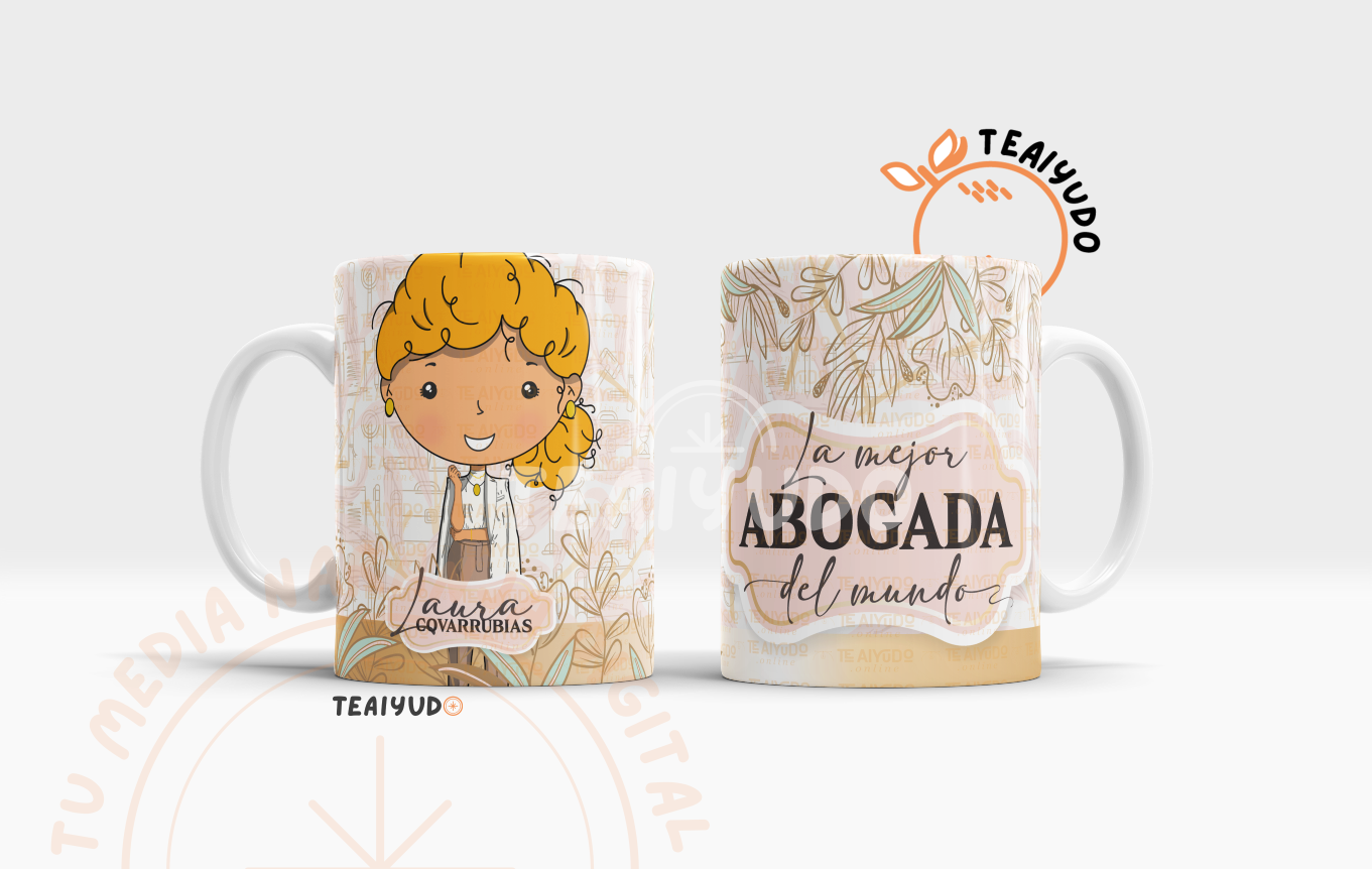 DIGITAL | Abogadas 2025 | Avatares Elegantes | Tazones