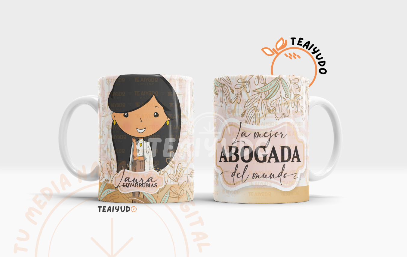 DIGITAL | Abogadas 2025 | Avatares Elegantes | Tazones