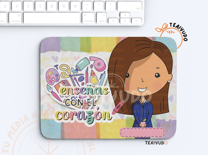 DIGITAL | Asistente Educación 23 - Azul | Acuarel | Estampa